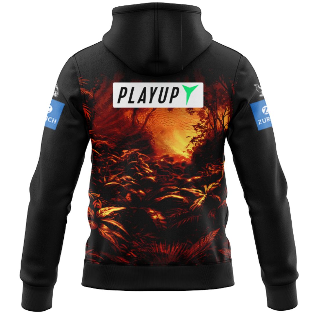 Wests Tigers 2026 Captains Run Hoodie with Zipper