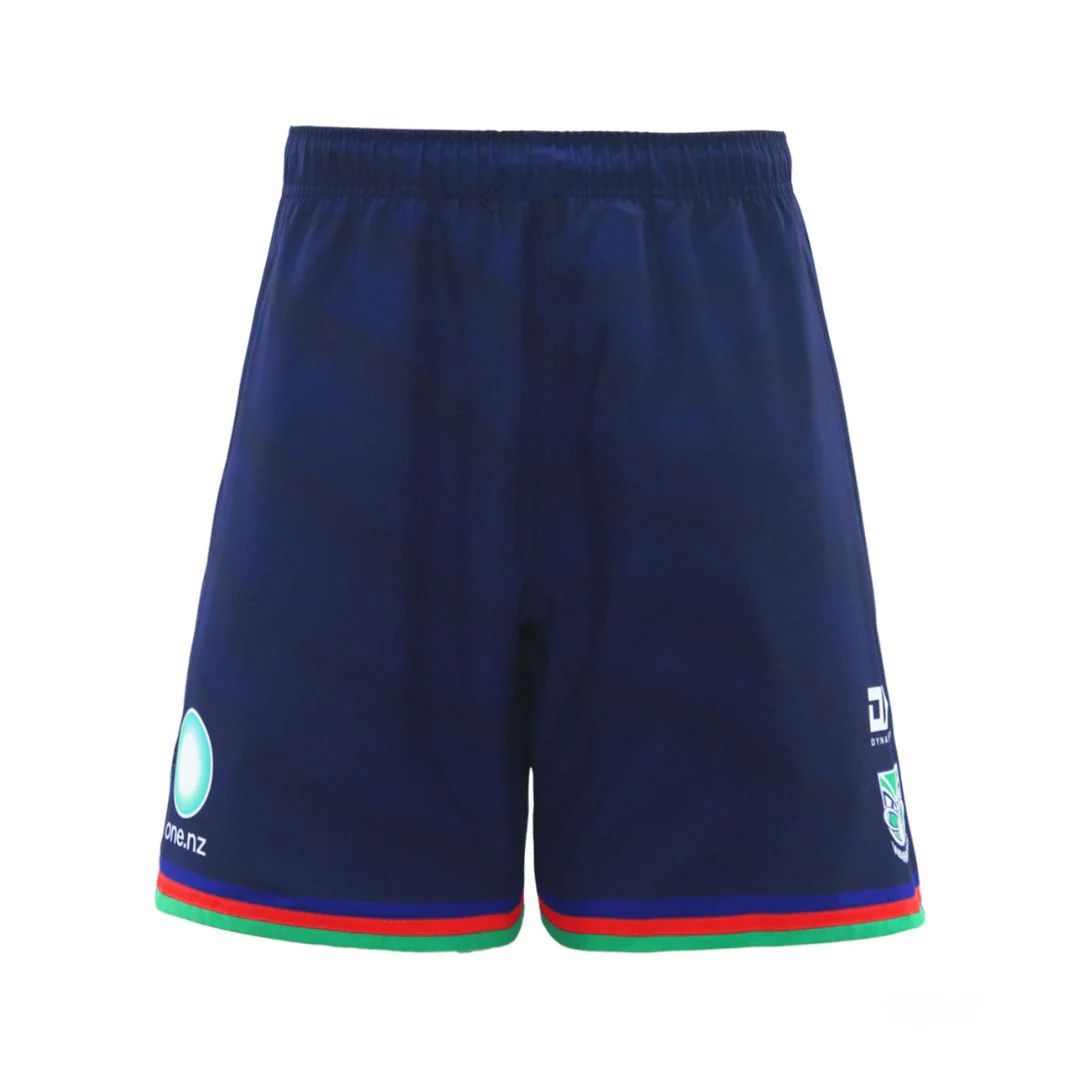 New Zealand Warriors 2025 Navy Blue Long Gym Shorts