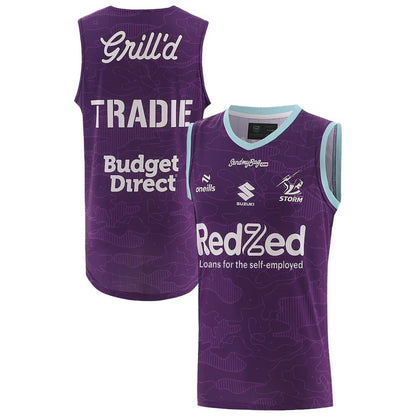Melbourne Storm 2026 Purple Training Singlet