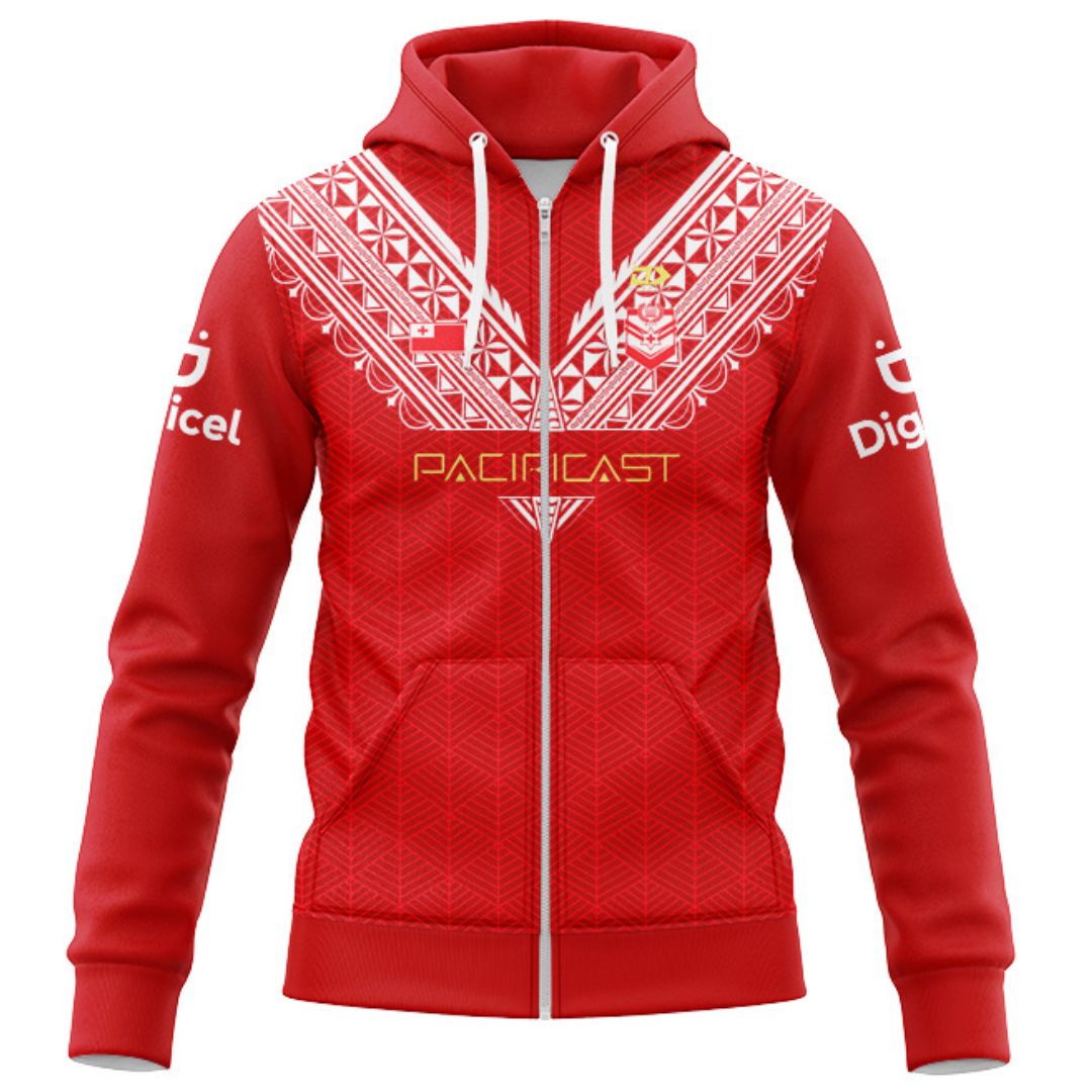 Mate Ma'a Tonga 2025 Home Hoodie with Zipper