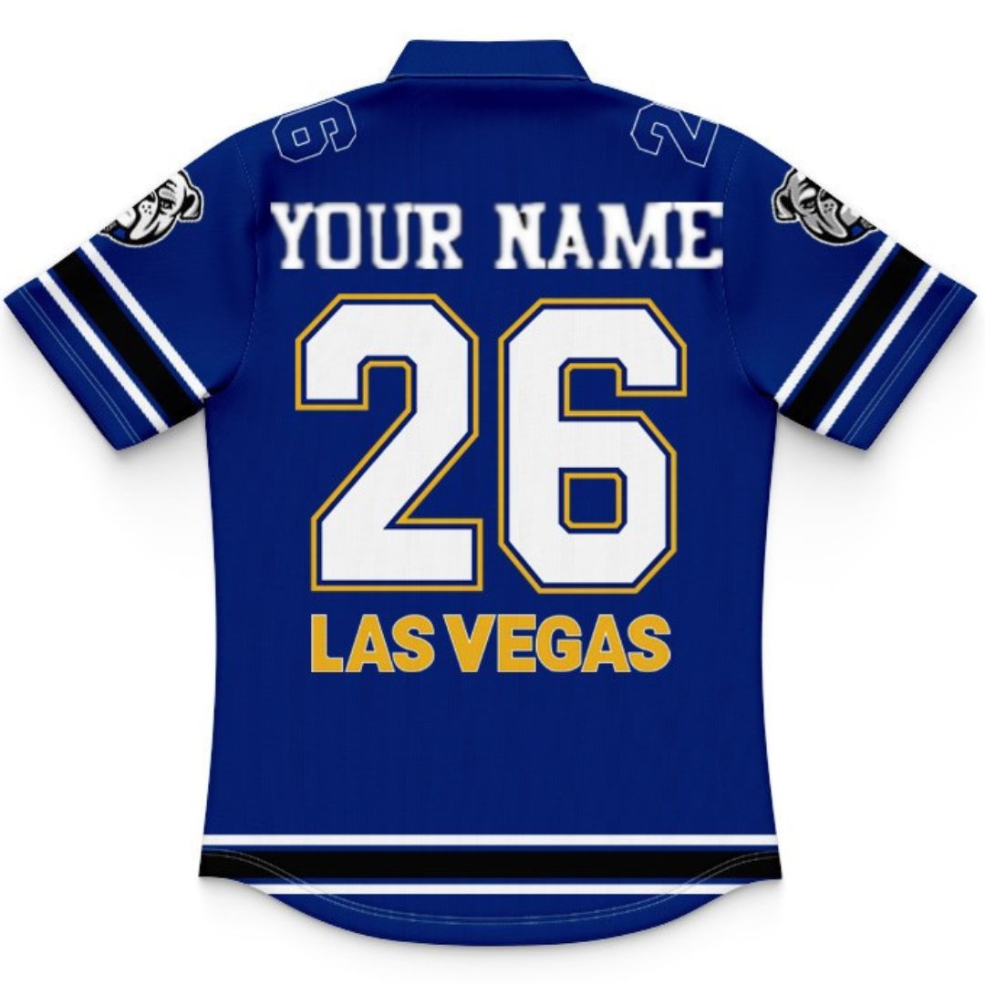 Canterbury Bankstown Bulldogs 2026 Kids Las Vegas Polo Shirt