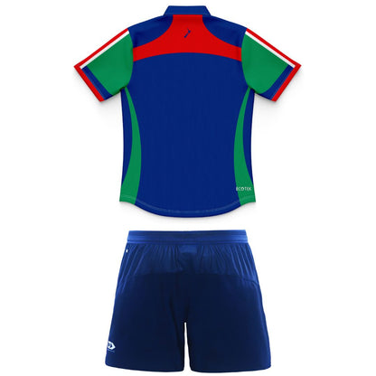 New Zealand Warriors 2026 Kids Warm Up Polo Shirt and Short Kit