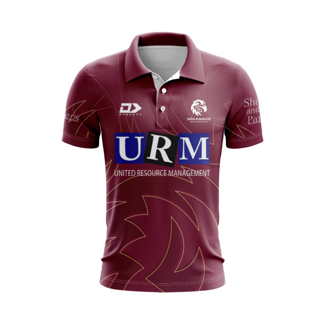 Manly Warringah Sea Eagles 2025 Training Polo Shirt