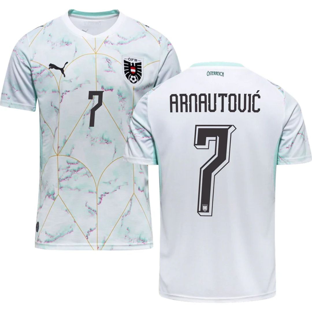 Austria 2026 World Cup Arnautović #7 Away Jersey Shirt