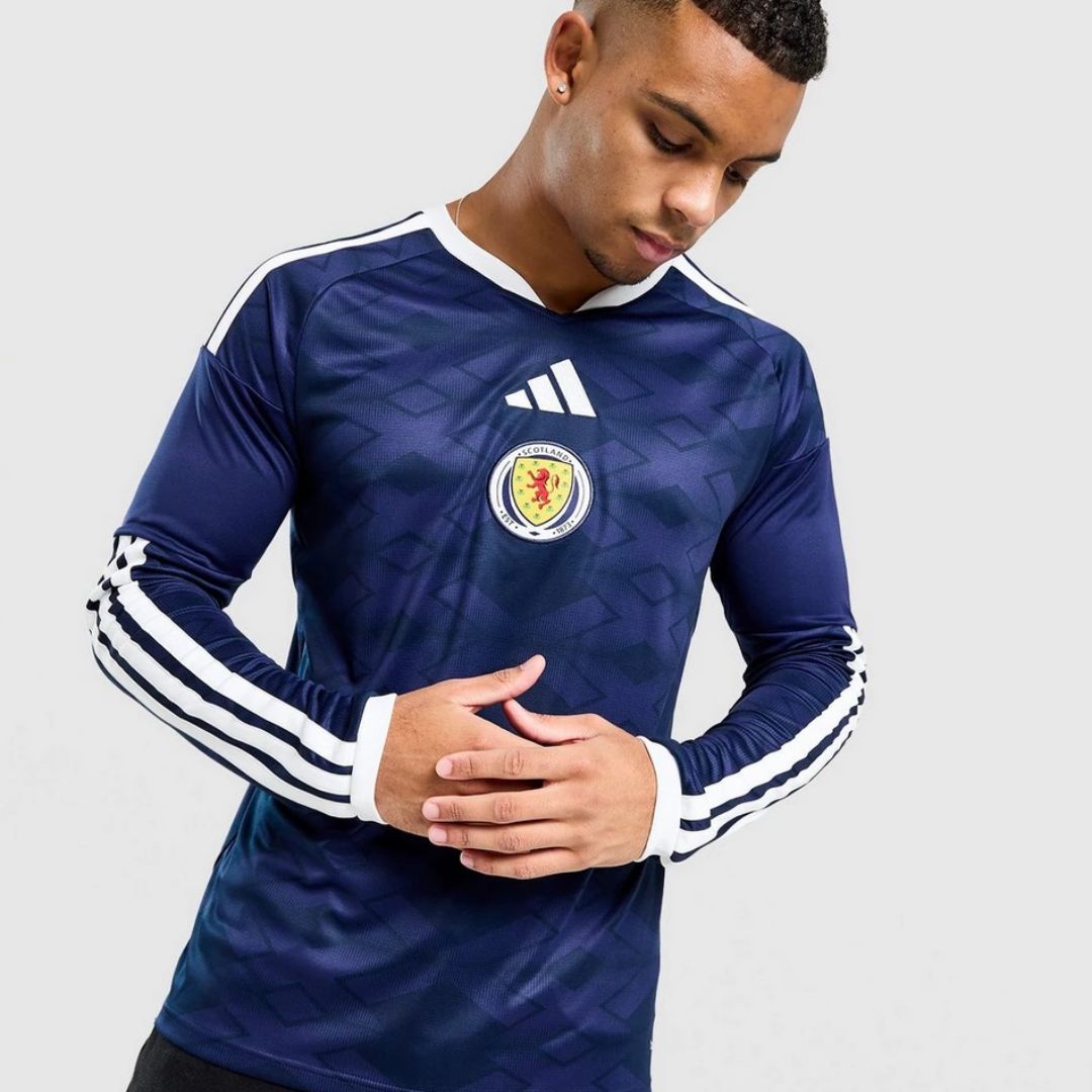 Scotland Football 2026 World Cup Long Sleeve Home Jersey Shirt
