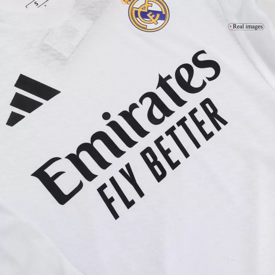 Real Madrid 2024/25 Kids Home Jersey Shirt (Add Your Own Name & Number)