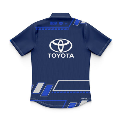 North Queensland Cowboys 2025 Kids Navy Blue Training Polo Shirt