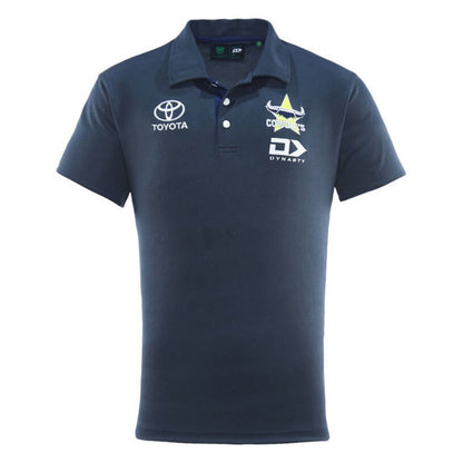 North Queensland Cowboys 2025 Charcoal Polo Shirt