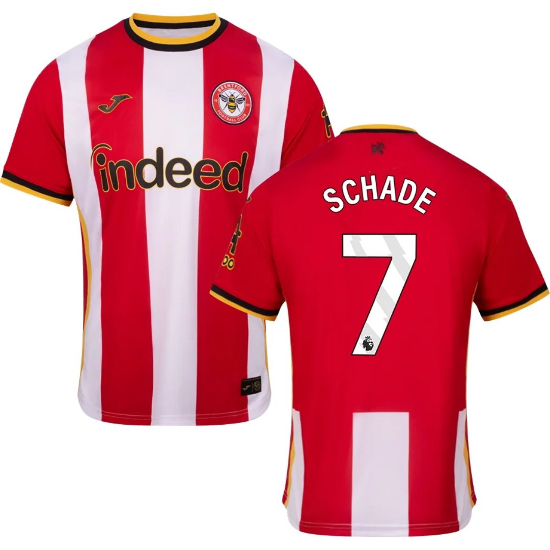Brentford 2026/27 Schade #7 Home Jersey Shirt