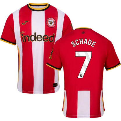 Brentford 2026/27 Schade #7 Home Jersey Shirt