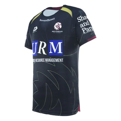 Manly Warringah Sea Eagles 2025 Black Training Shirt