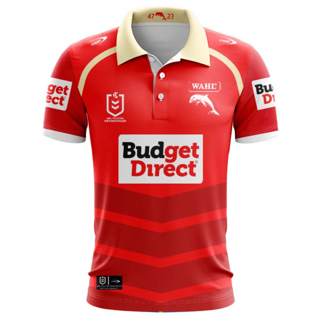 Redcliffe Dolphins 2026 Home Polo Shirt