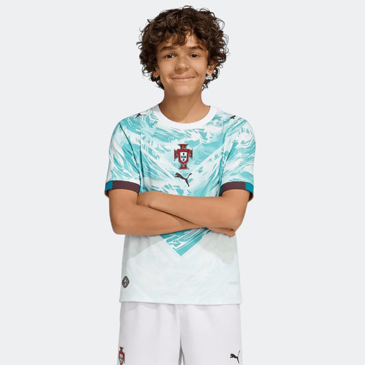 Portugal 2026 Soccer World Cup of Football Kids Away Jersey Shirt and Shorts Kit