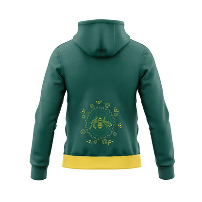 Australia Kangaroos 2024 Indigenous Hoodie with Zipper