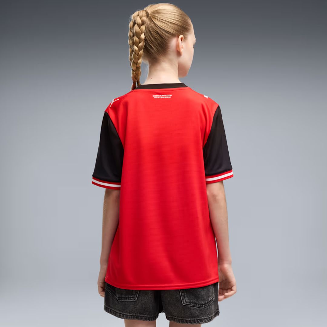 Austria 2026 Kids World Cup Home Jersey Shirt