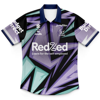 Melbourne Storm 2026 Kids Captains Run Polo Shirt & Shorts Kit