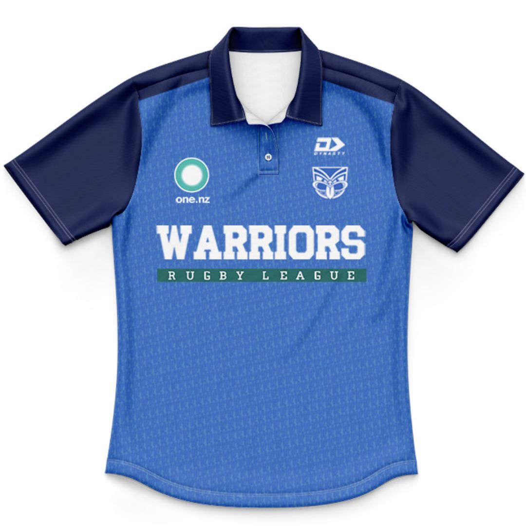 New Zealand Warriors 2026 Kids Coaches Polo Shirt