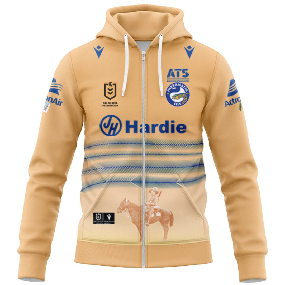 Parramatta Eels 2026 ANZAC Round Hoodie with Zipper