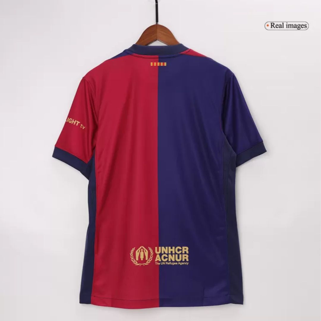 Barcelona 2024/25 Kids Home Jersey Shirt (Add Your Own Name & Number)