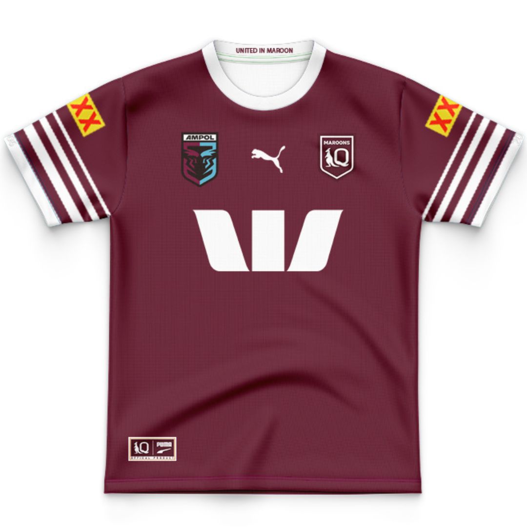Queensland Maroons 2026 State Of Origin Kids Jersey