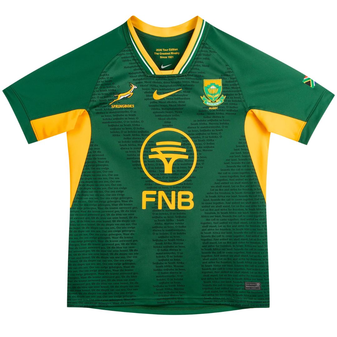 South Africa Springboks 2026 Greatest Rivalry Stadium Jersey