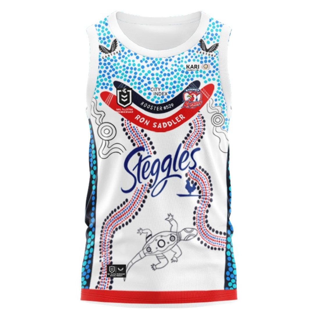 Sydney Roosters 2024 Indigenous Singlet