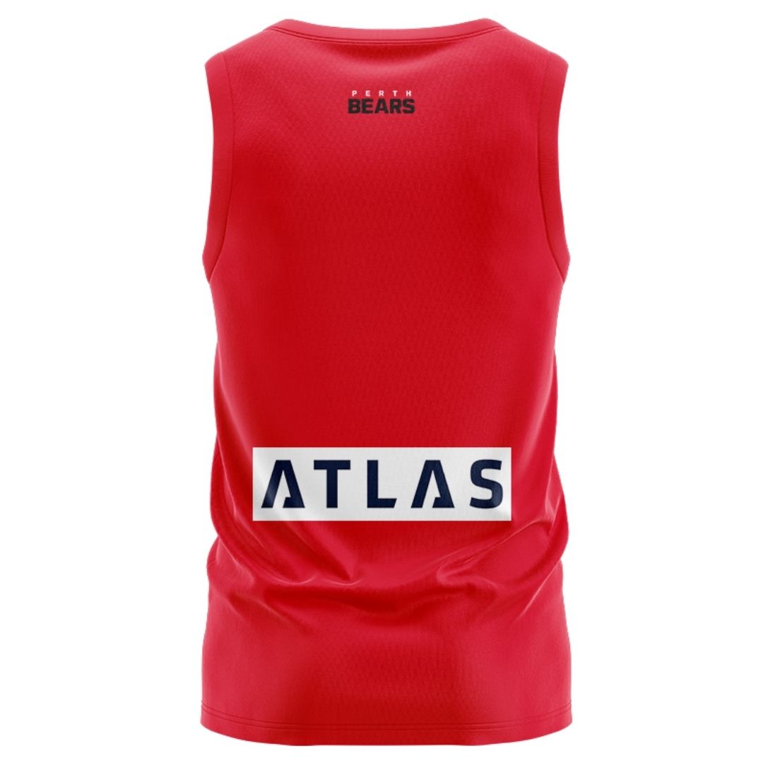 Perth Bears 2027 Red Training Singlet