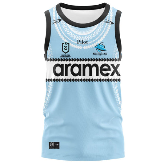 Cronulla Sutherland Sharks 2025 Pasifika Singlet