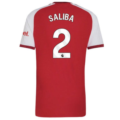 Arsenal Gunners 2026/27 Saliba #2 Home Jersey Shirt
