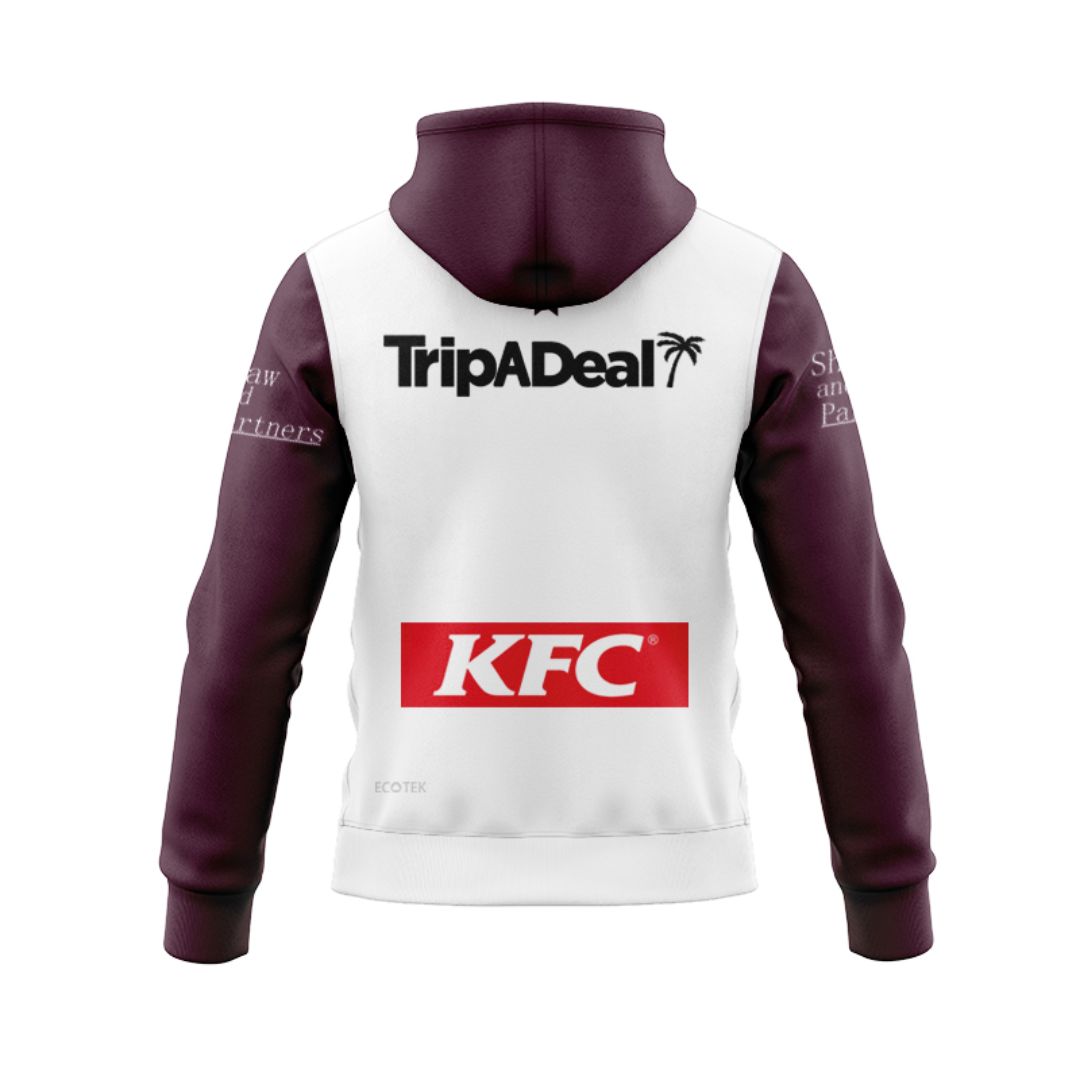 Manly Warringah Sea Eagles 2025 Away Hoodie with Zipper