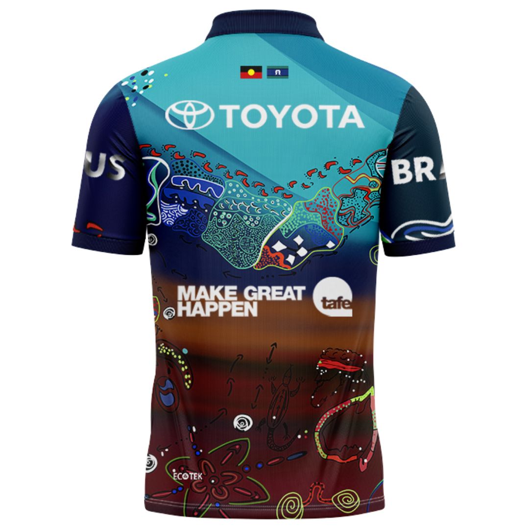 North Queensland Cowboys 2026 Indigenous Polo Shirt