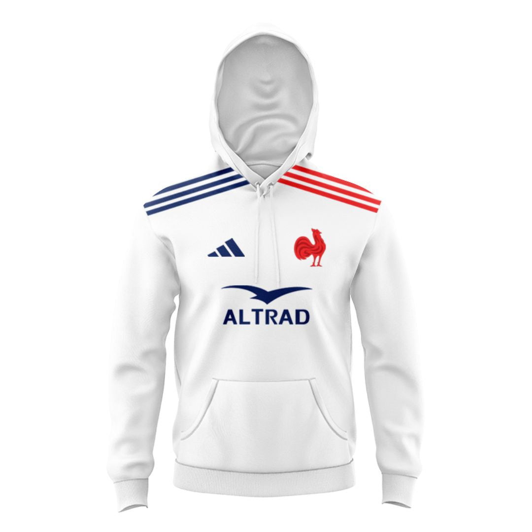 France Les Bleus 2024 Kids Rugby Away Hoodie