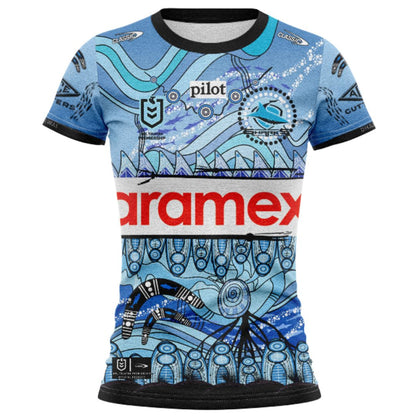 Cronulla Sutherland Sharks 2026 Women's Indigenous Shirt
