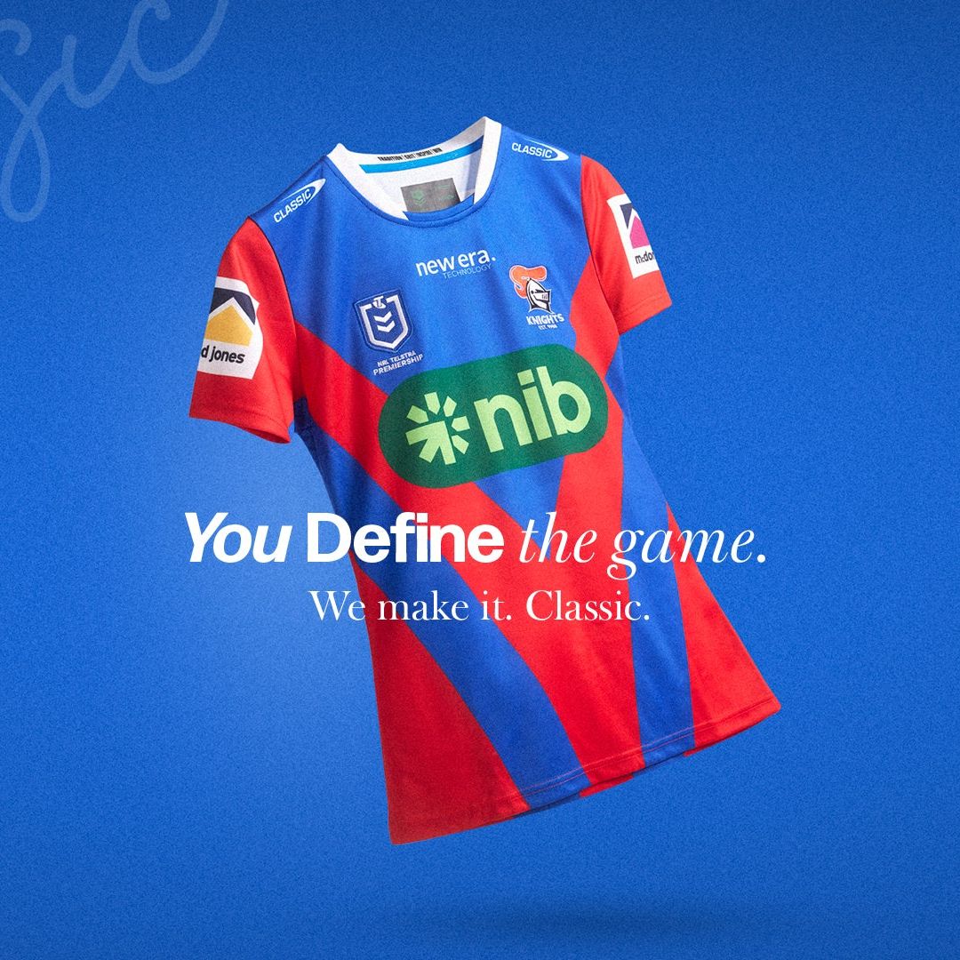 Newcastle Knights 2025 Home Jersey