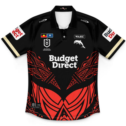 Redcliffe Dolphins 2026 Kids Indigenous Polo Shirt