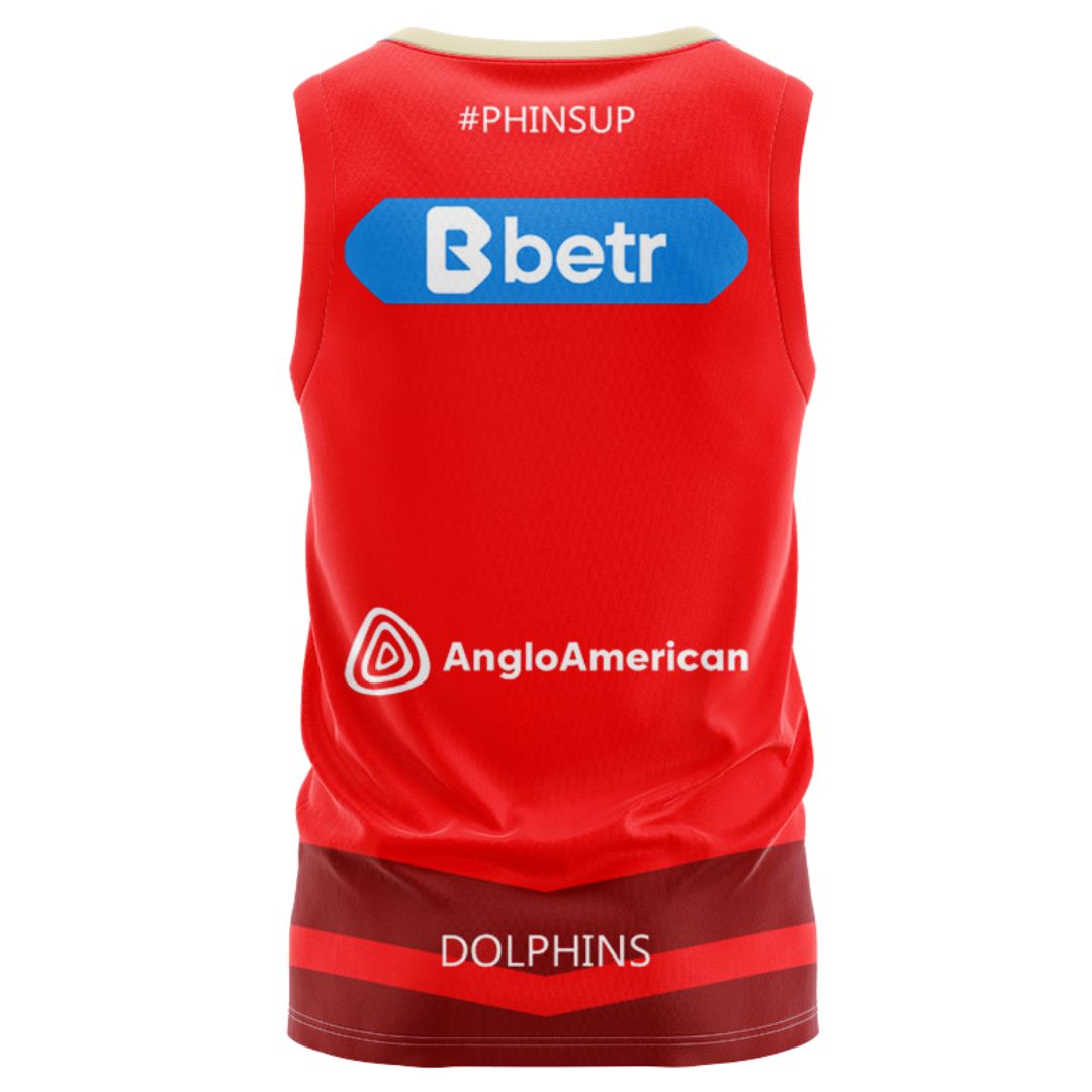 Redcliffe Dolphins 2025 Home Singlet