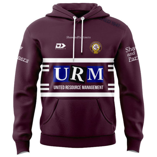 Manly Warringah Sea Eagles 2026 Maroon Training Hoodie