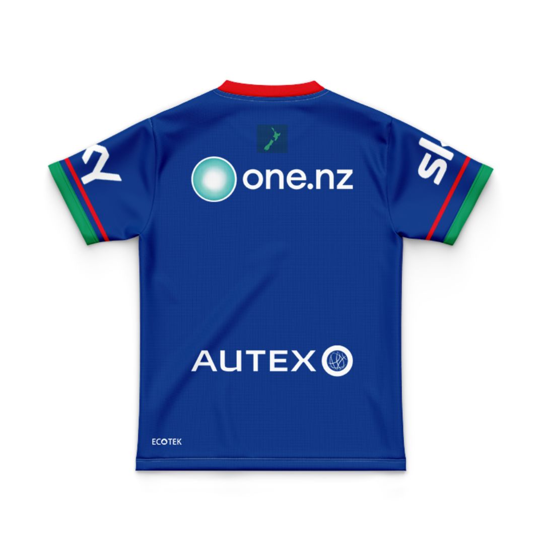 New Zealand Warriors 2025 Kids Home Polo Shirt and Shorts Kit