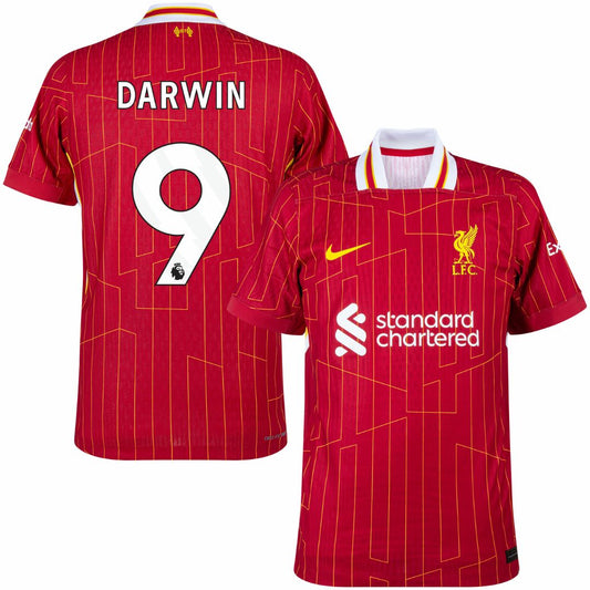 Liverpool 2024/25 Darwin #9 Home Jersey Shirt