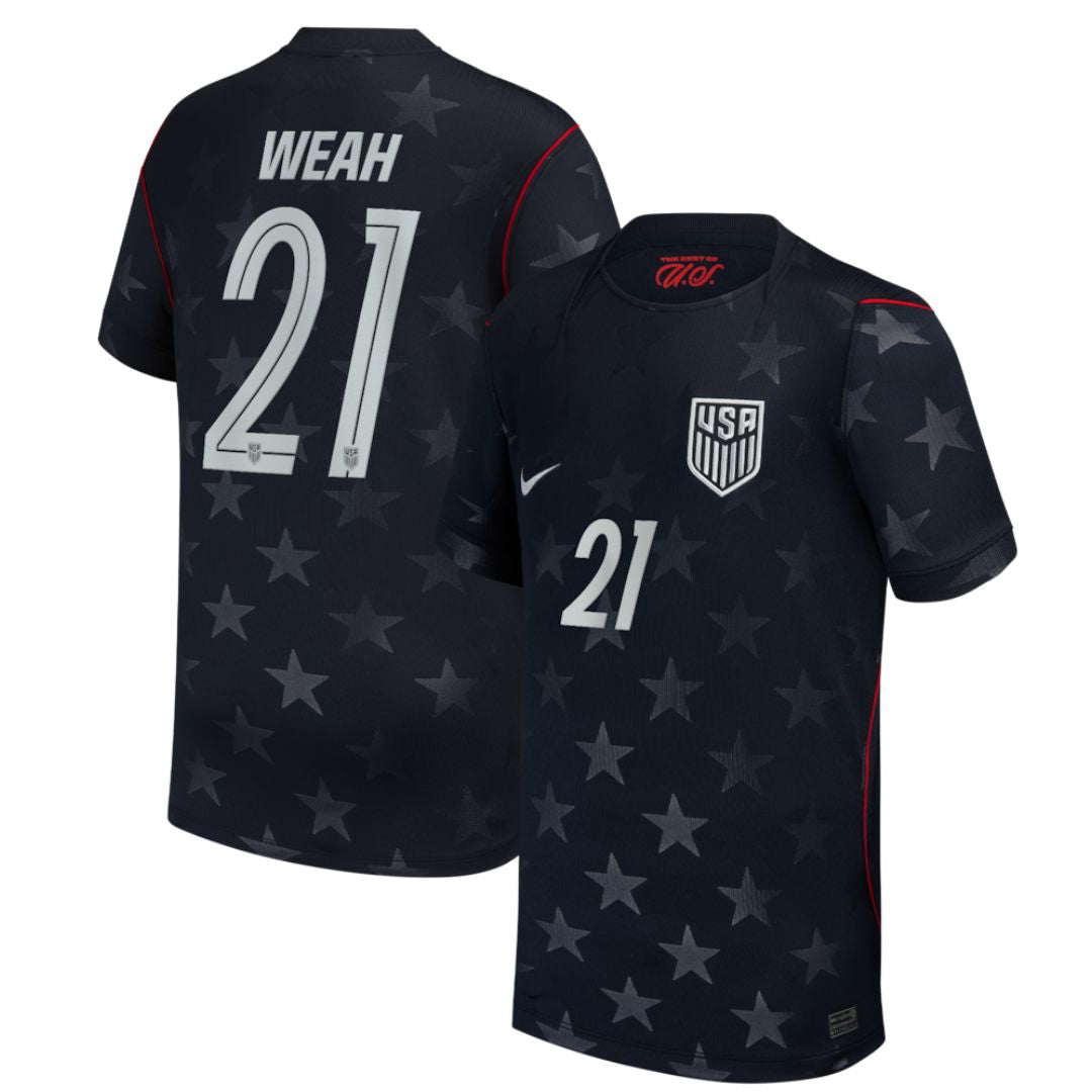 United States 2026 World Cup Weah #21 Away Jersey Shirt