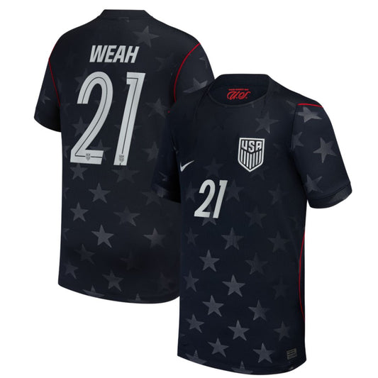 United States 2026 World Cup Weah #21 Away Jersey Shirt