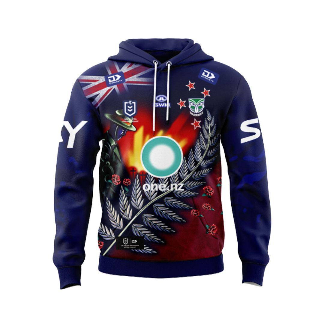 New Zealand Warriors 2024 ANZAC Hoodie