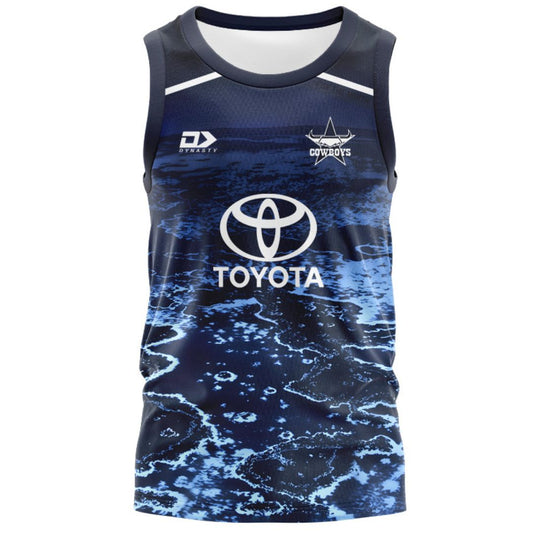 North Queensland Cowboys 2026 Warm Up Singlet