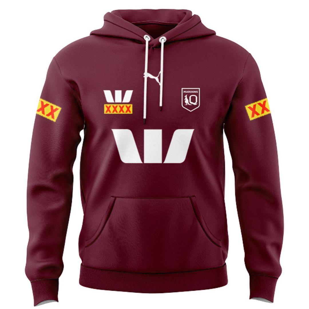 Queensland Maroons 2026 State Of Origin Training Hoodie