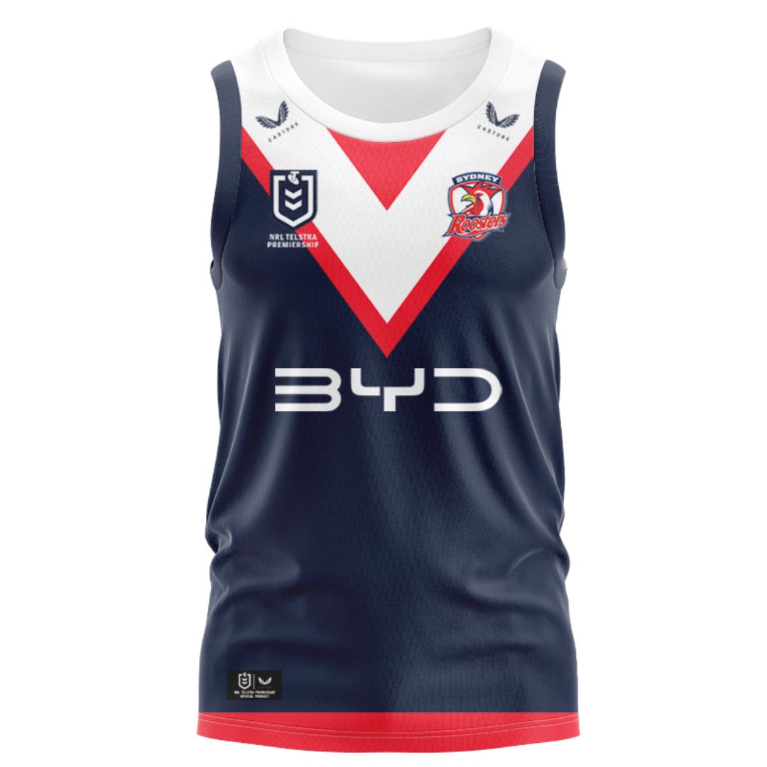 Sydney Roosters 2025 Home Singlet