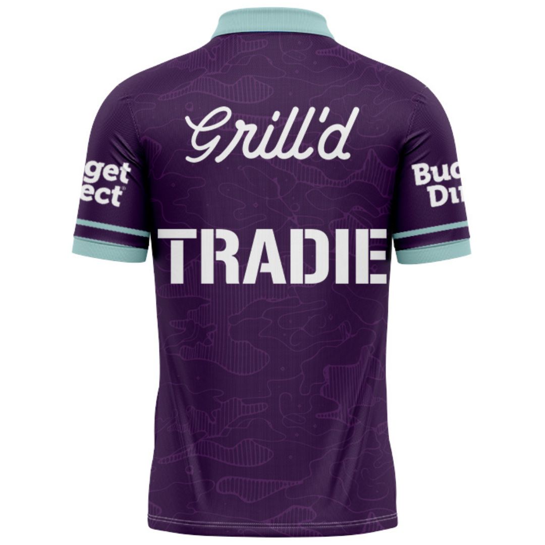 Melbourne Storm 2026 Purple Training Polo Shirt