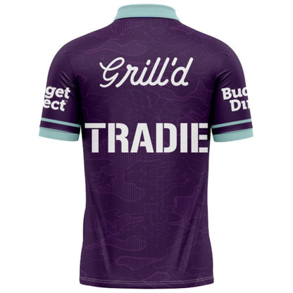 Melbourne Storm 2026 Purple Training Polo Shirt