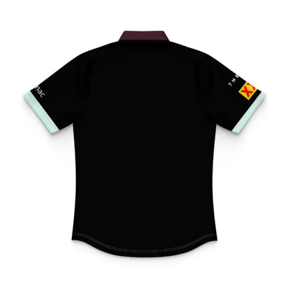 Brisbane Broncos 2025 Kids Black Front Polo Shirt