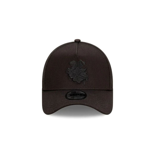 St George Illawarra Dragons Black on Black New Era 9Forty A Frame Cap
