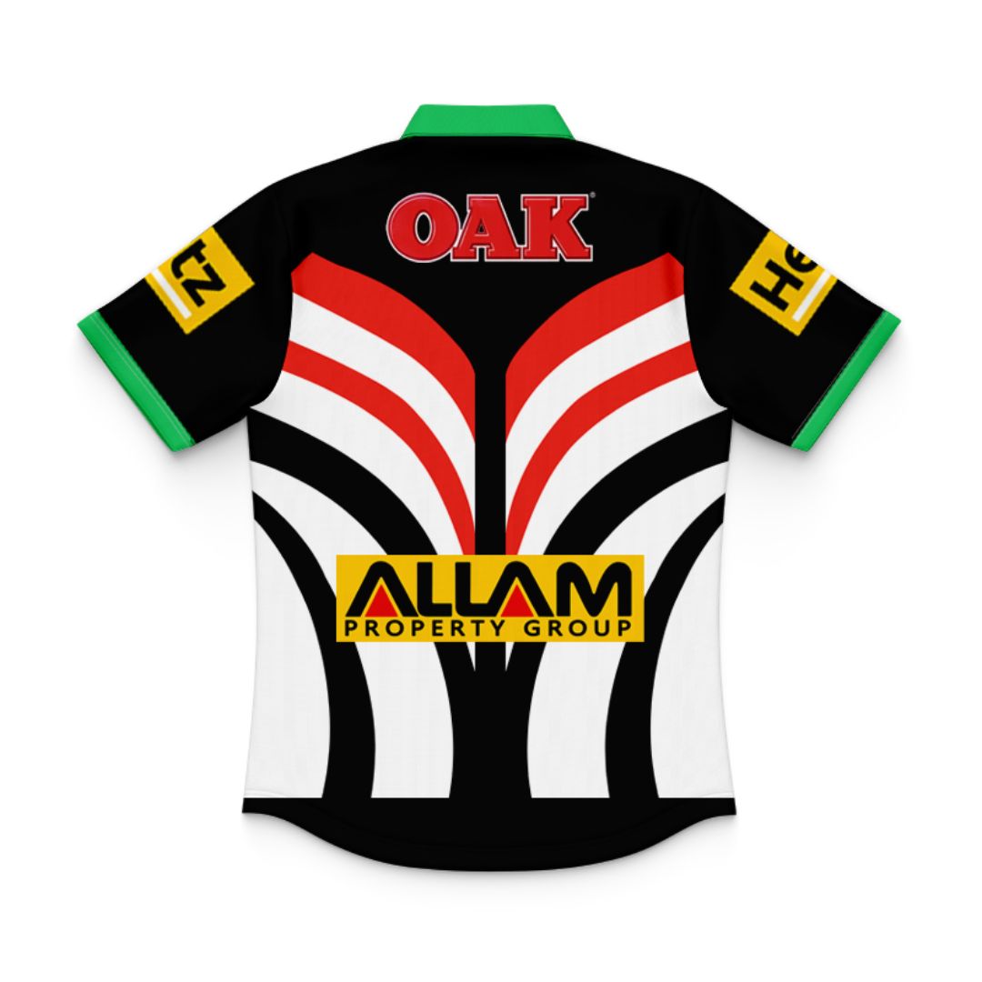 Penrith Panthers 2025 Kids Warm Up Polo Shirt